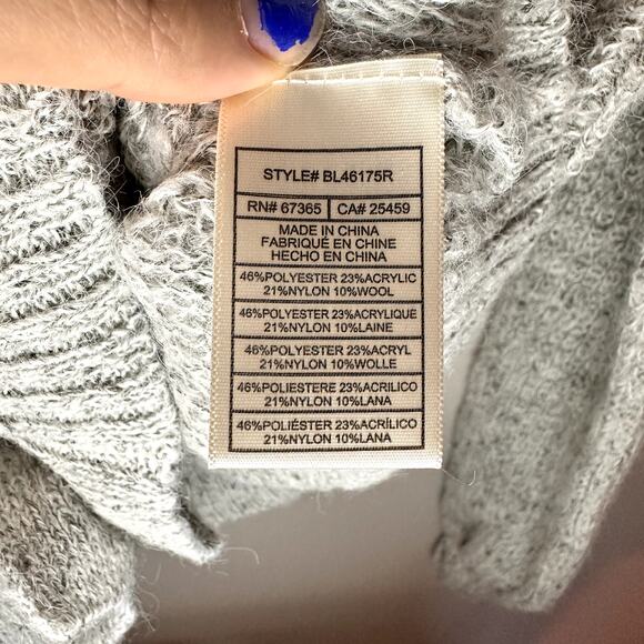 BB Dakota Gray Cardigan Sweater - Picture 8 of 8